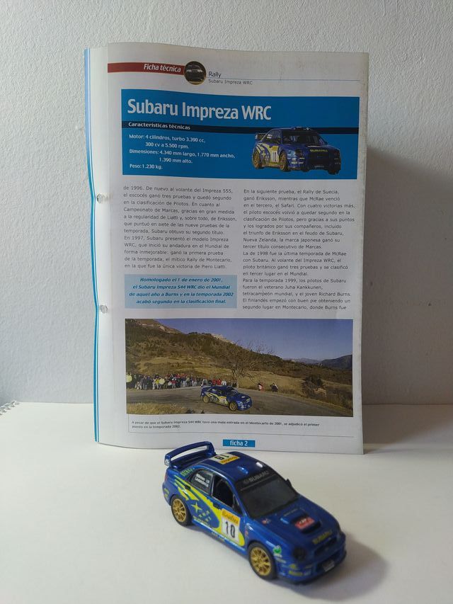 Subaru Impreza WRC a escala 1:43 (Altaya)
