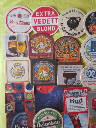30 sottobicchieri da birra vintage
