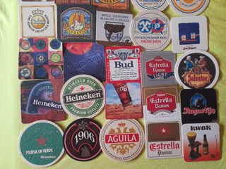 30 sottobicchieri da birra vintage