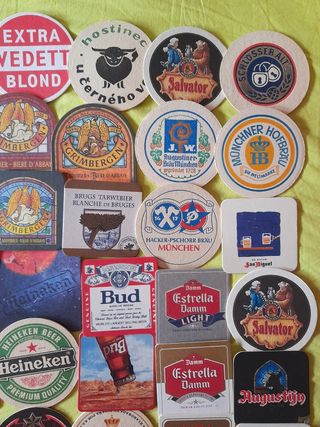 30 sottobicchieri da birra vintage