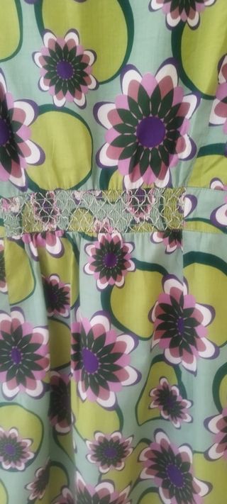 Vestido veraniego Benetton multicolor talla S