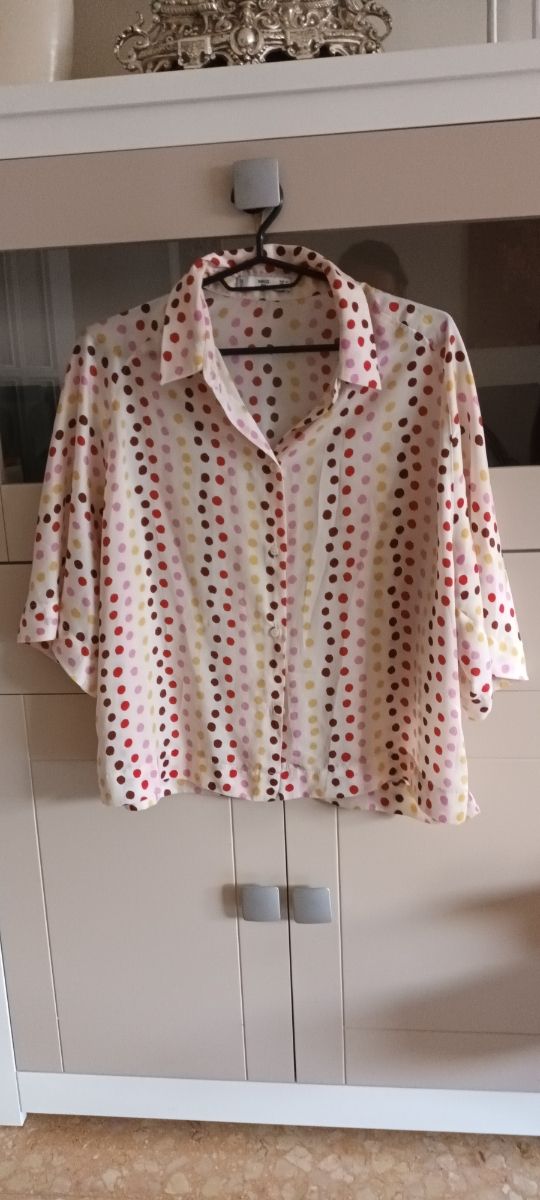 Camisa Mango multicolor T. M