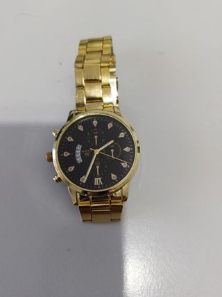Reloj dorado - Pulsera metal