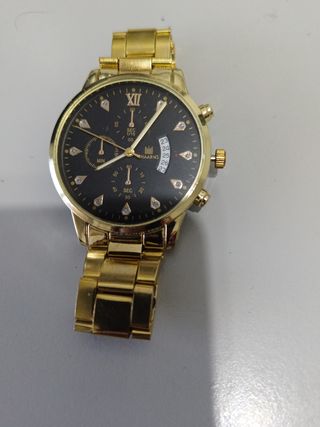 Reloj dorado - Pulsera metal