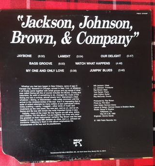 LP Jazz: Jackson, Johnson, Brown & Company