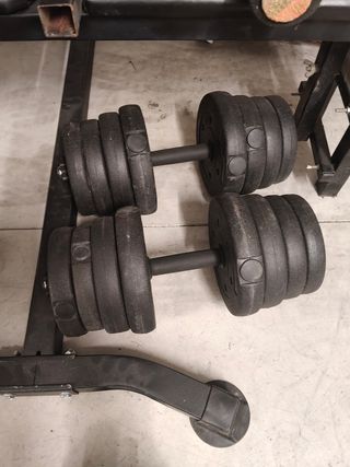 Manubri 10kg in sabbia  - Fitness