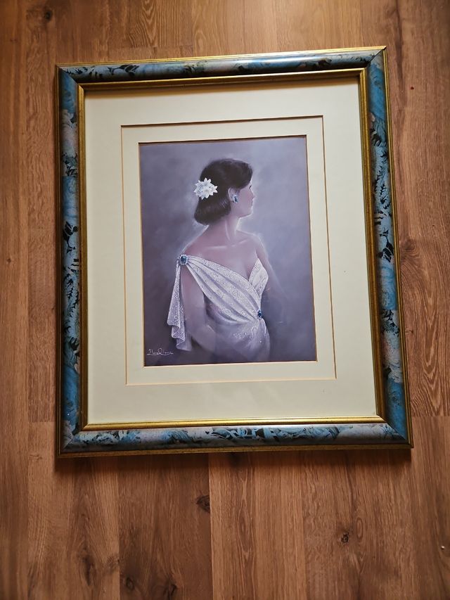 Cuadro retrato mujer - Óleo sobre lienzo