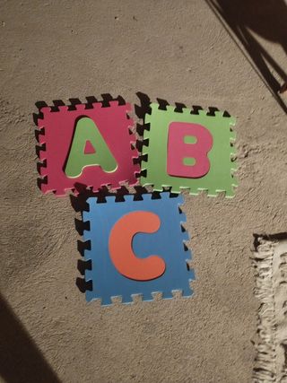Alfombra eva ABC (abecedario completo)