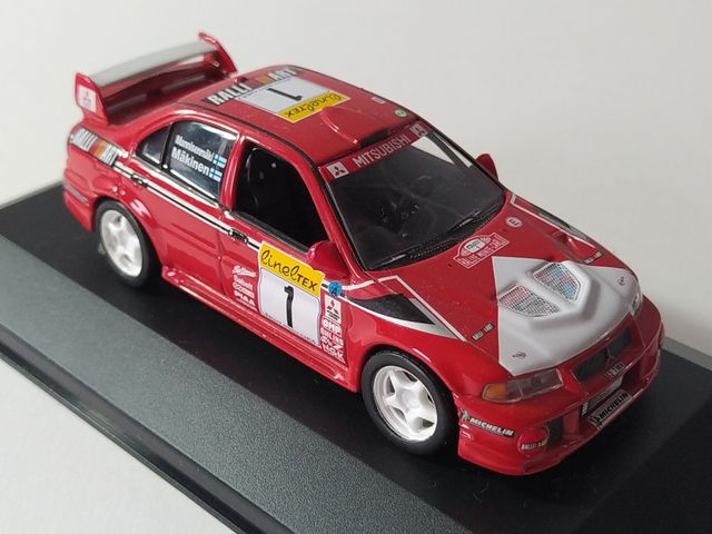 Mitsubishi Lancer WRC a escala 1:43 (Altaya)