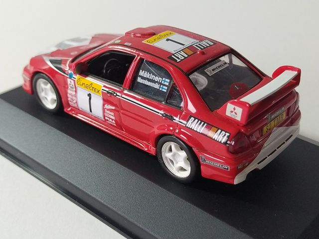 Mitsubishi Lancer WRC a escala 1:43 (Altaya)
