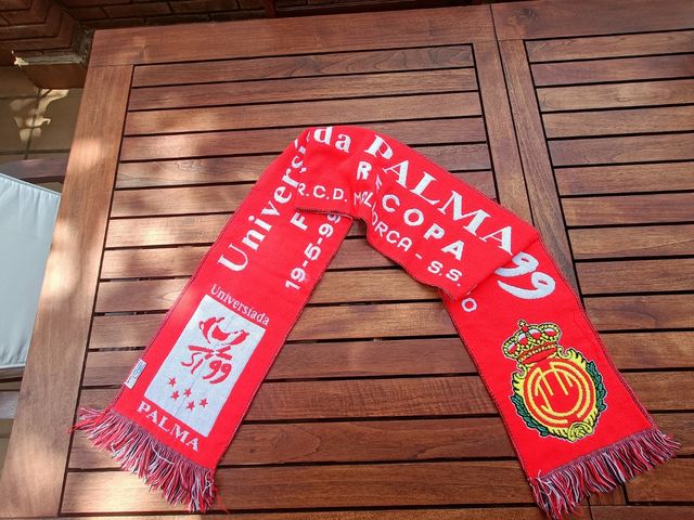Bufanda RCD Mallorca - Lazio Final Recopa 1999