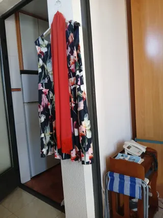 Vestido fiesta multicolor L