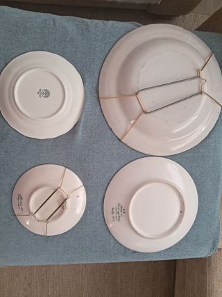 4 piatti decorativi vintage, da 10€ a 40€