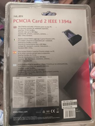 Tarjeta PCMCIA Nilox IEEE 1394a