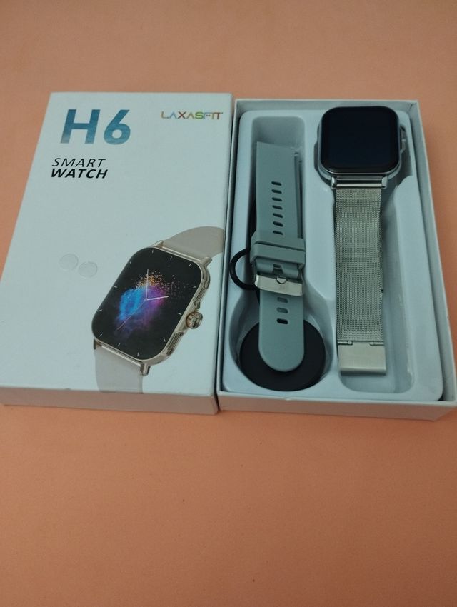Smartwatch LAXASFIT H6 - Gris/Plata