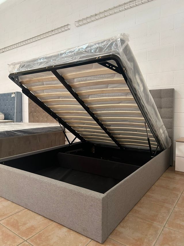 135x190 Cama Cama com Cabeceira - Novo