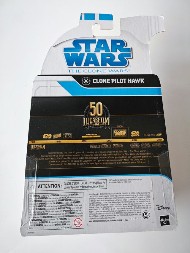 Figura Star Wars: Clone Pilot Hawk