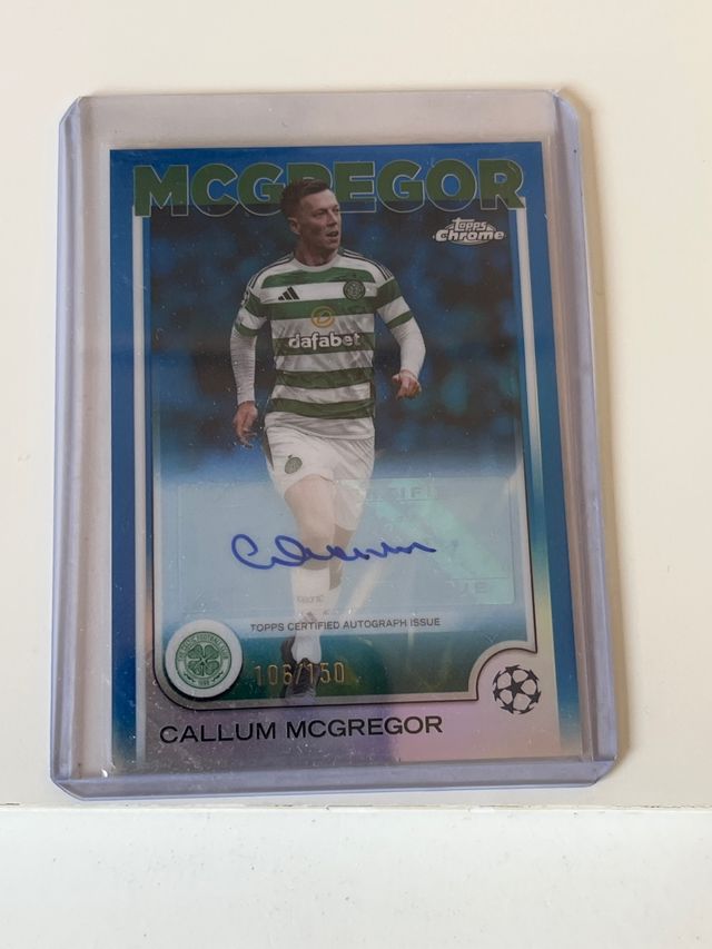Carta Callum McGregor Topps Chrome 106/150