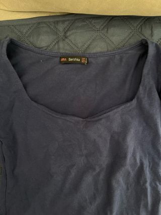 Camiseta Bershka azul - Talla S
