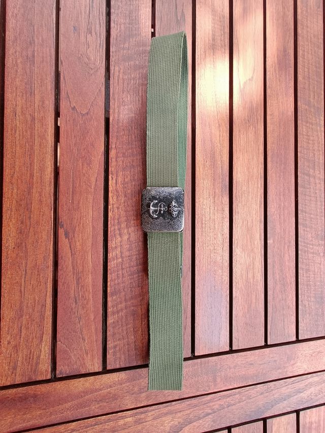 Cinto militar original Infanteria Marina años 70