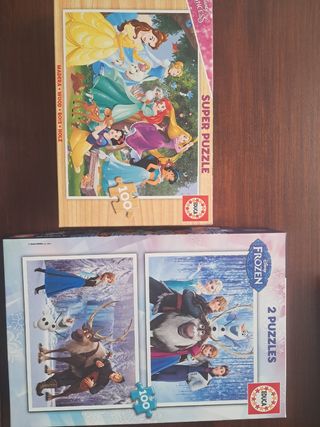 2 Puzzles Disney 100 piezas