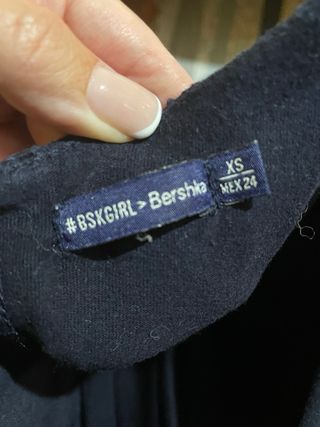 Mono corto Bershka negro XS