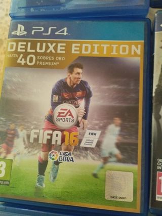 6 Juegos PS4 Variados
Ww2k19 vendido y el fifa16 
