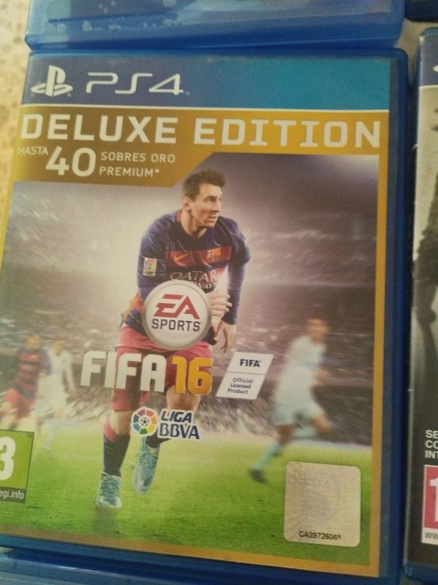 6 Juegos PS4 Variados Ww2k19 vendido y el fifa16