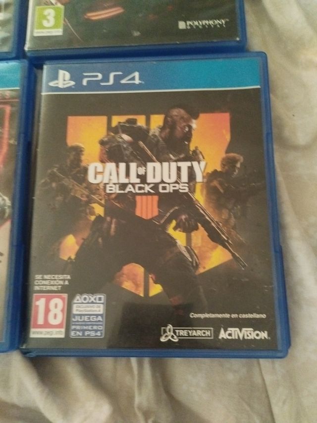 6 Juegos PS4 Variados Ww2k19 vendido y el fifa16