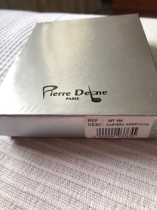 Cartera Pierre Delone marrón
