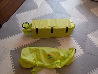 Cuna Plegable Bebé - Verde Lima