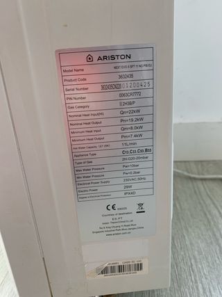 Calentador Ariston Eco 11 litros