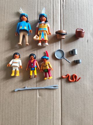Familia Playmobil Indios