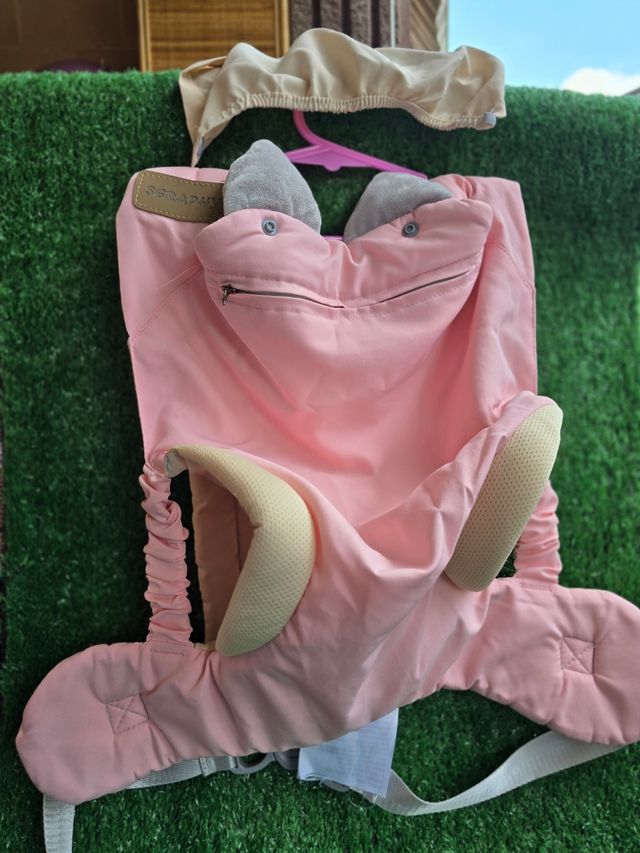 Marsupio neonato rosa