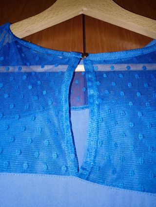 Blusa Aze Malthas blu elettrico tg M