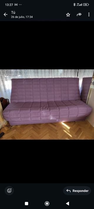 Sofá cama morado - Clic Clac