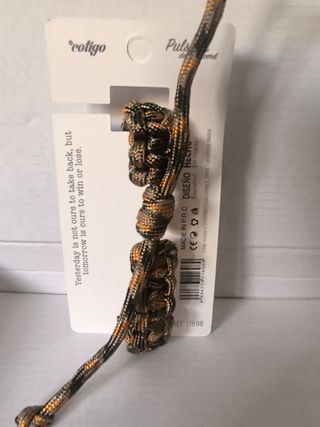 Pulsera Paracord Trenzada – Valor, Resistencia
