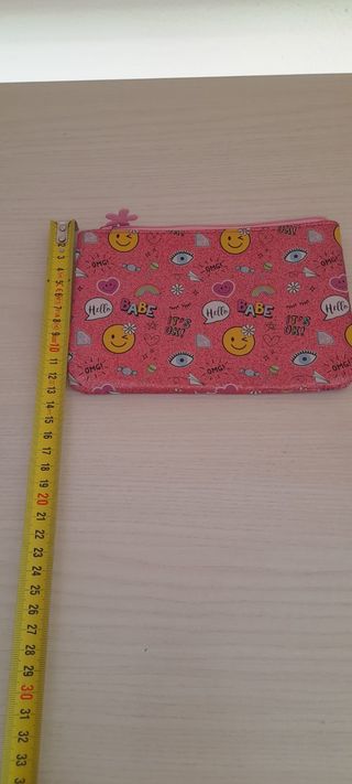 Pochette rosa glitter kawaii