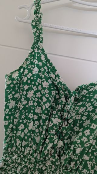 Vestido flores ajustado