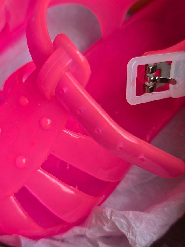 Sandali Chicco bimba rosa fluo