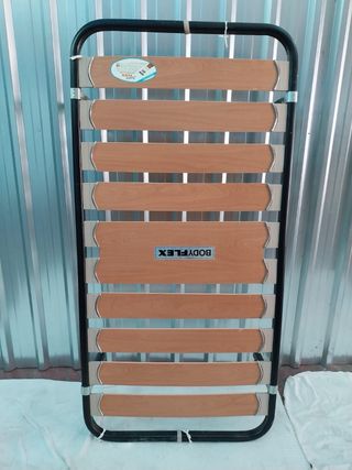 Somier BODYFLEX plegable, metal y madera
