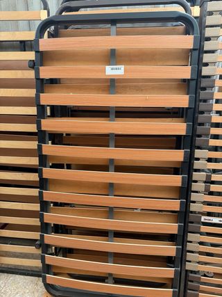 Somier BODYFLEX plegable, metal y madera