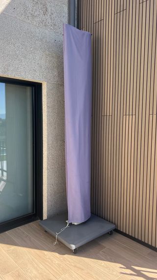 Sombrilla blanca Iniciativa 4x3m