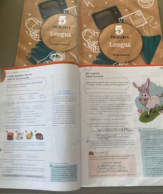 Lote libros de texto 5 PRIMARIA Anaya Pearson