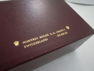 Scatola Rolex vintage