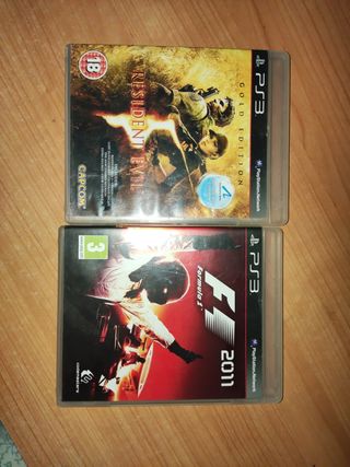 Resident Evil 5 + F1 2011 PS3