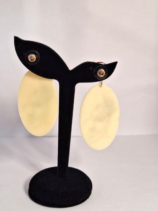 Pendientes bisutería diseño - Plata