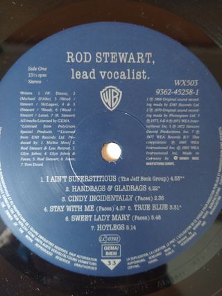 LP Rod Stewart: Lead Vocalist