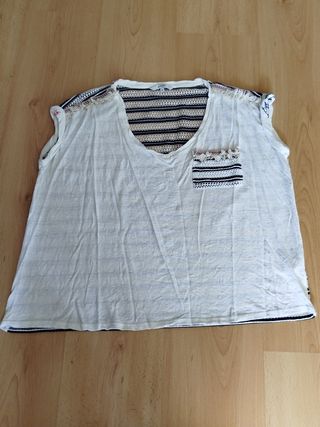 Camiseta Desigual blanca - M
