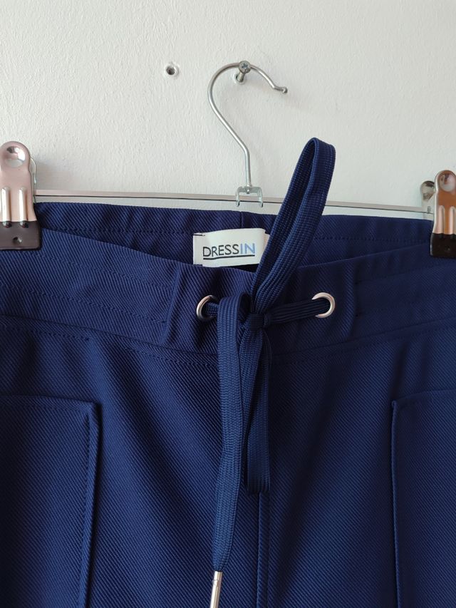 Pantalones azul marino multifuncional